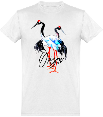 TEE-Shirt ORIZ0N homme/femme grue collection summer inspired by Kenzo