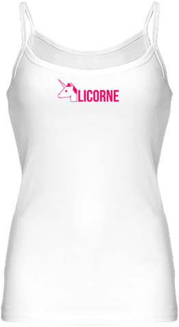 Débardeur femme fine bretelle 
