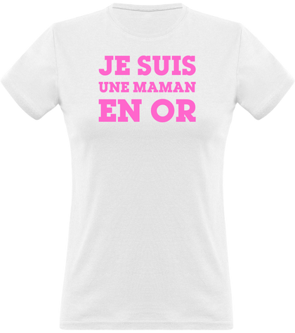 Tee-shirt col rond manche courte femme 