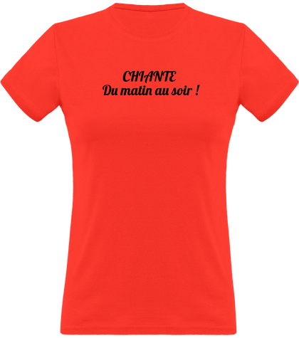 Tee-shirt col rond manche courte femme