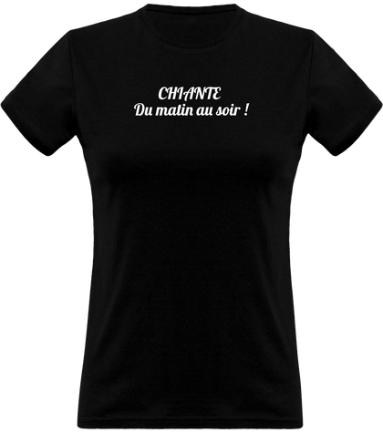 Tee-shirt col rond manche courte femme