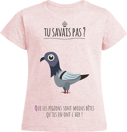 PIGEON - GIRL (black text)