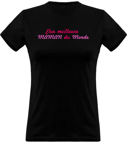 Tee-shirt col rond manche courte femme