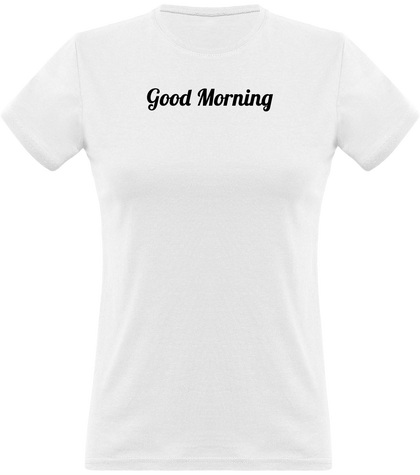 Tee-shirt col rond manche courte femme
