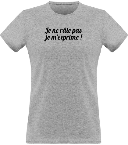 Tee-shirt col rond manche courte femme