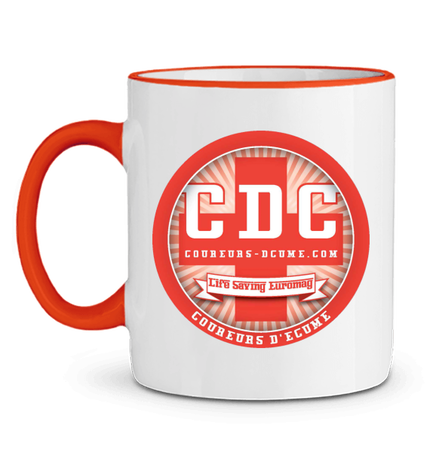 Tasse logo orange Coureurs d'écume