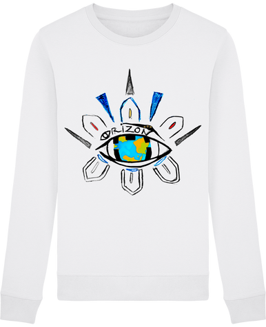 Pull Orizon eye collection capsule blanc