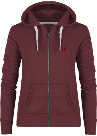 Sweat Zippé à Capuche Femme Stella Travels