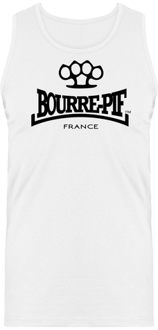 Débardeur Bourre-Pif France blanc