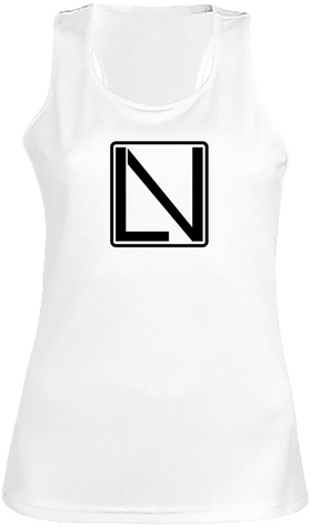 Débardeur femme Logo Classique blanc