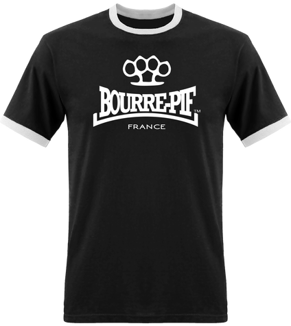 T-shirt Bourre-Pif France col contrasté