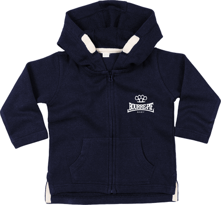 Sweat capuche zippé Bourre-Pif baby