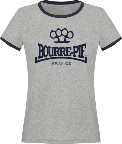 T-shirt femme bicolore Bourre-Pif