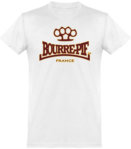 T-shirt Bourre-Pif France Burgundy