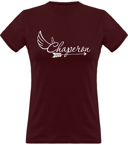 T-Shirt Original femme avec logo Chaperon blanc