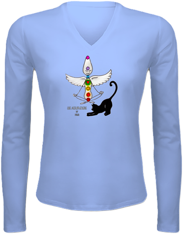 T-Shirt Femme Manches Longues - Acouphange de la Méditation