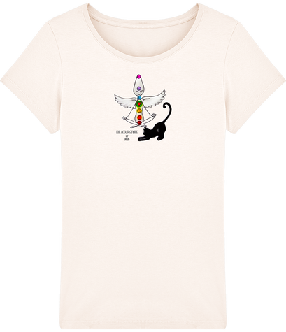 T-Shirt Femme Manches Courtes Ethique - Acouphange de la Méditation