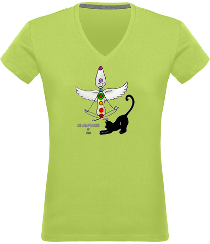 T-Shirt Femme Manches Courtes - Acouphange de la Méditation