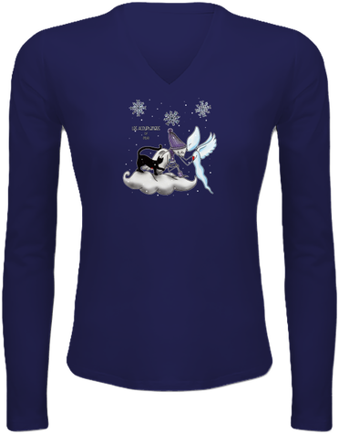 T-Shirt Femme Manches Longues - Acouphange du Réconfort