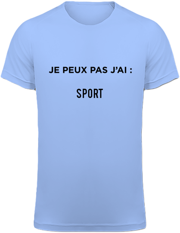 Je peux pas j'ai sport 