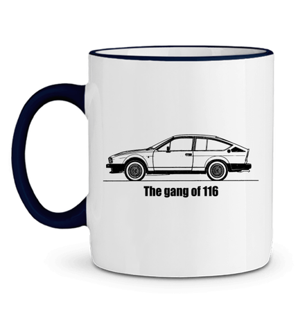 Mug Bicolor Gang of 116 (Droitier)