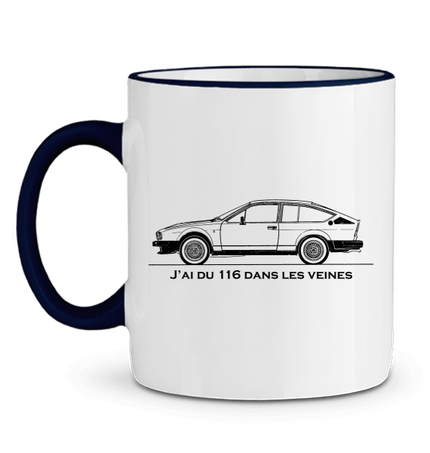 Mug bord contrasté 116 (droitier)