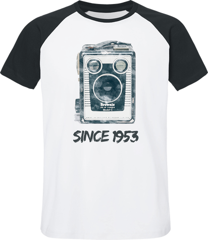 T-Shirt Bi color Coton Bio – Kodak Brownie Since 1953