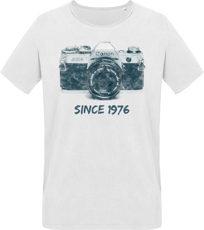 T-Shirt Vintage Coton Bio – Canon AE1 Since 1976