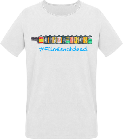 T-Shirt Vintage Coton Bio – #Filmisnotdead 2