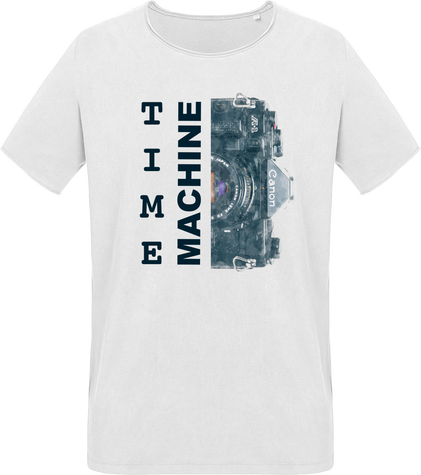 T-Shirt Vintage Coton Bio – Canon A1 Time Machine