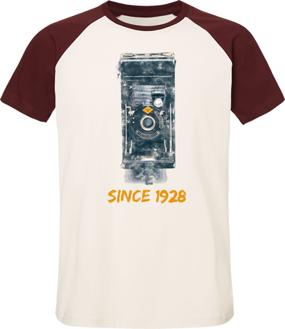T-Shirt Bi color Coton Bio – Agfa Since 1928
