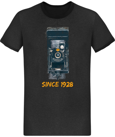 T-Shirt Vintage Bi color Coton Bio – Agfa Since 1928