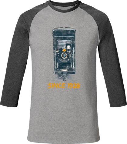 T-Shirt manches 3/4 Bi color Coton Bio – Agfa Since 1928