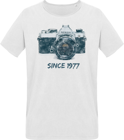 T-Shirt Vintage Coton Bio – Nikon FM Since 1977