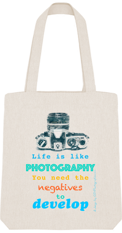 Grand sac en coton - Citation