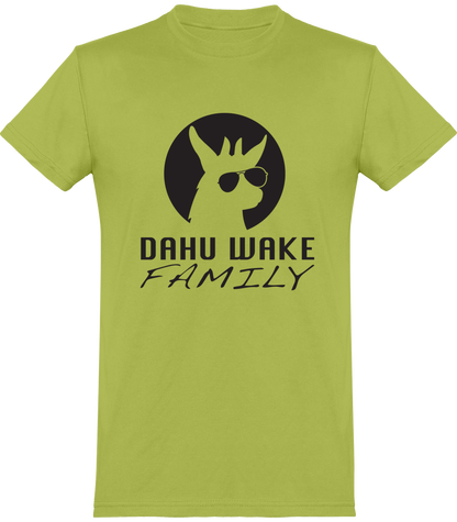 Tee Shirt coloré Homme Col rond Manches Courtes Dahu Wake Family