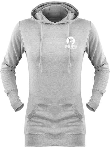 Sweat long à capuche 6 coloris au choix