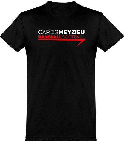 T Shirt Noir Logo Cards Virgule
