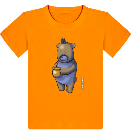 Bear cub in honey