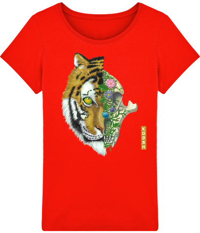 Tiger disappearance textile bio