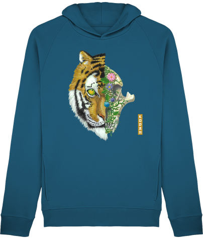 Tiger disappearance textile bio