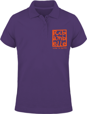 Polo homme Ribambelle violet-rouge