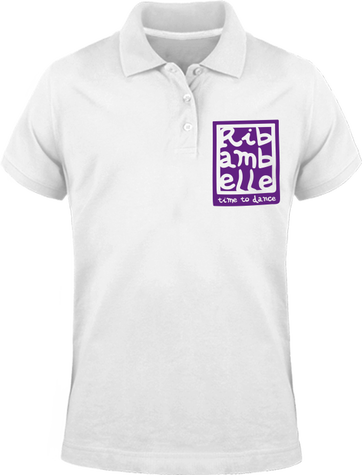 Polo homme Ribambelle blanc-violet