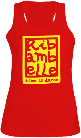 Débardeur femme Ribambelle rouge