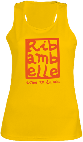 Débardeur femme Ribambelle jaune