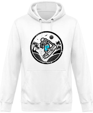 Sweat shirt homme multicolor skul logo noir