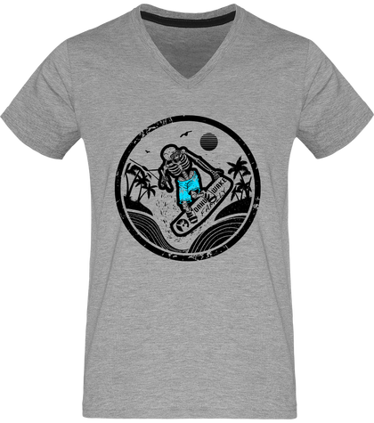 T-shirt multicolor logo skull noir