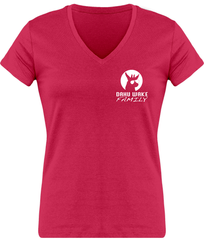 T-shirt double logo wakeboard femme multicolors rideuse blanc
