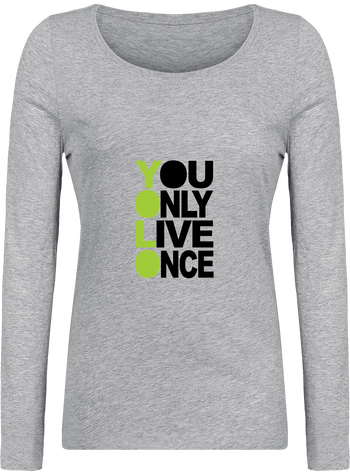 JM ON THE ROAD FEMME TEE SHIRT ML YOLO