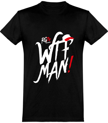 Camiseta WTF RetroGamer.  Impresión Digital.